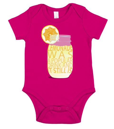 Lemonade Was a Popular Drink and it still is Short Sleeve Baby One-Piece