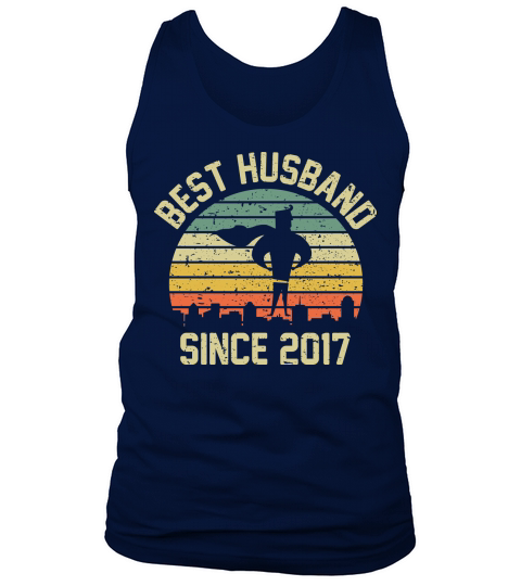 Wedding Anniversary Best Husband SINCE 2017 Tank Top Unisex