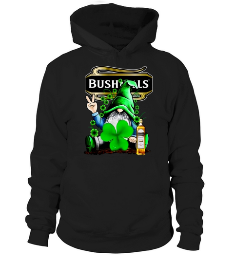 Gnome and Bushmills Irish Whiskey shamrock St Patrick’s Day shirt Hoodie Unisex
