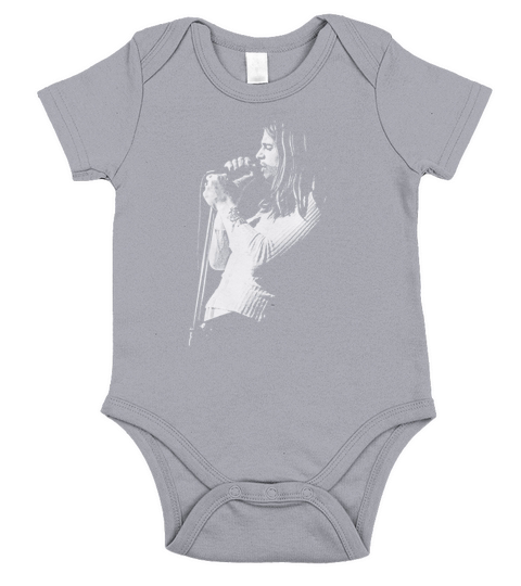 Retro Graphic Ozzy 70 Art Short Sleeve Baby One-Piece
