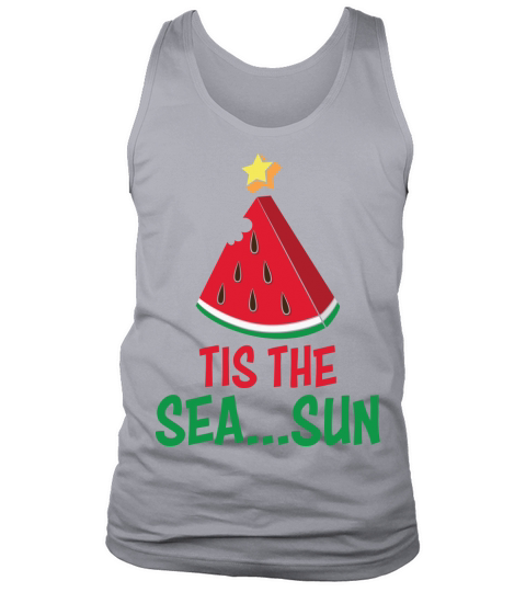 Tis The Sea Sun Watermelon Tank Top Unisex