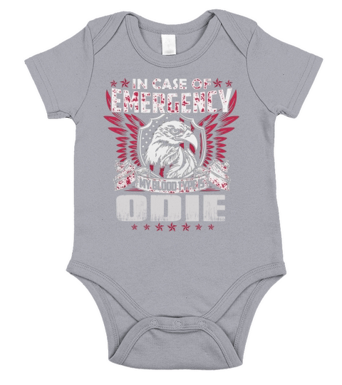 Funny Tshirt For ODIE Short Sleeve Baby One-Piece