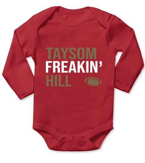Taysom Freaking Hill New Orleans Football Funny number 7 Long Sleeve Baby One-Piece
