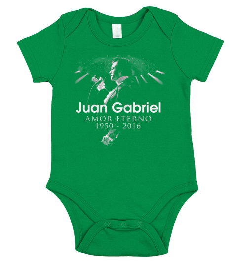 Juan Gabriel Album Short Sleeve Baby One-Piece