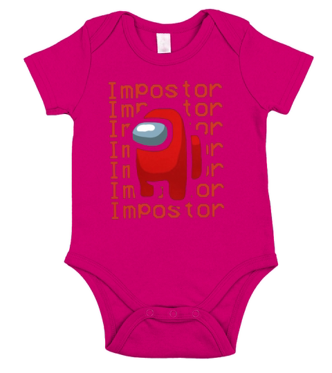 I am the Imposter Among Us Short Sleeve Baby One-Piece