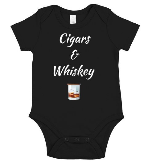 Cigars &amp;amp; Whiskey Short Sleeve Baby One-Piece