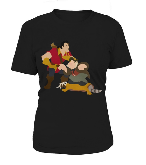 Minimalist Gaston and Lefou T-Shirt Women's T-Shirt