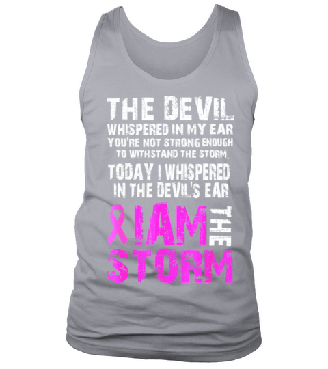I am the storm Breast cancer awareness T Shirt Tank Top Unisex