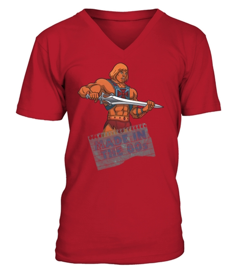 He-Man Made in the 80s shirt V-Neck T-shirt