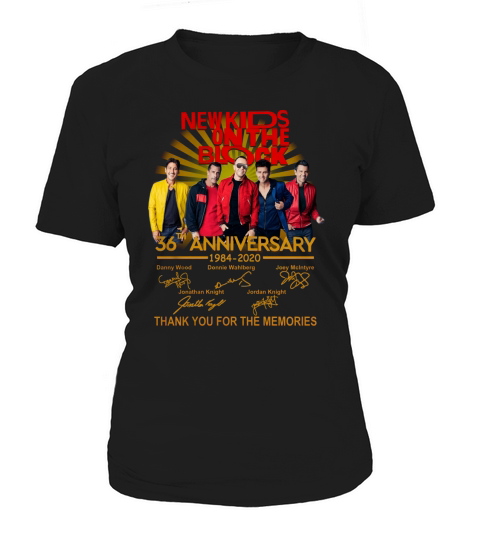 New Kids on the Block 36th anniversary 1984 2020 all signature shirt Women's T-Shirt