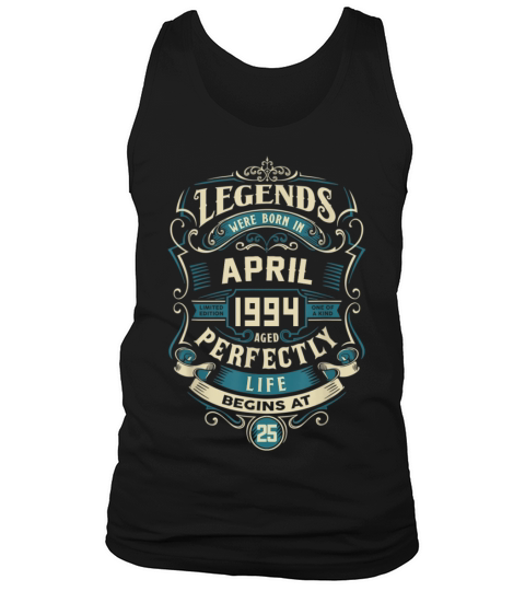 Retro Vintage April 1994 birthday Tank Top Unisex