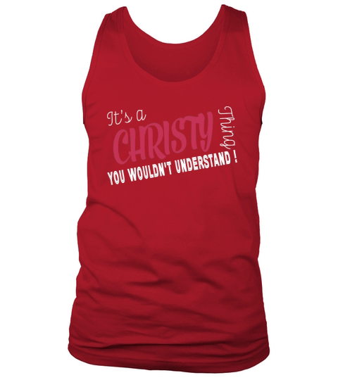 Christy Its Christy Thing  TeeForChristy Tank Top Unisex