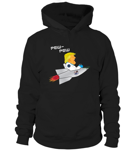 Trump Space Force USA Pew Pew Lasers Logo Hoodie Unisex