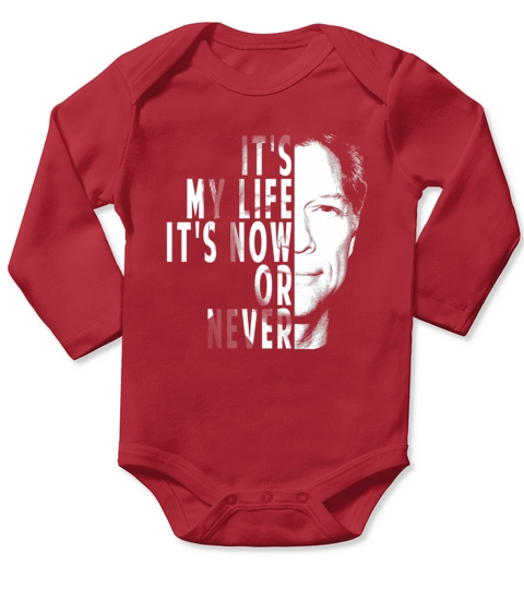 Bon Jovi Its My Life Long Sleeve Baby One-Piece