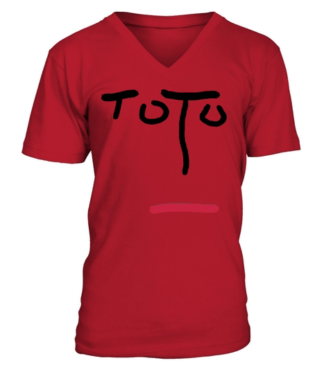TOTO Face Symbol Rock Band Legend V-Neck T-shirt