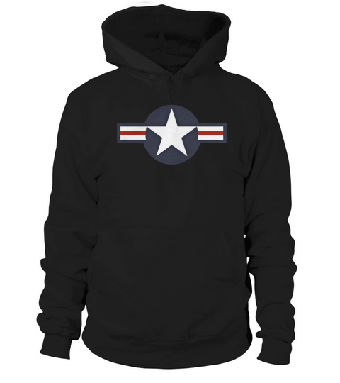 USA American Military Army Navy Airplane Roundel T-Shirt Hoodie Unisex