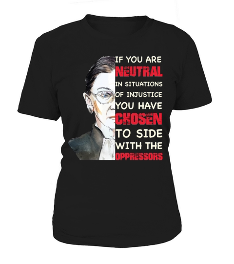 Ruth Bader Ginsburg Notorious RBG Quote Feminist shirt Women's T-Shirt