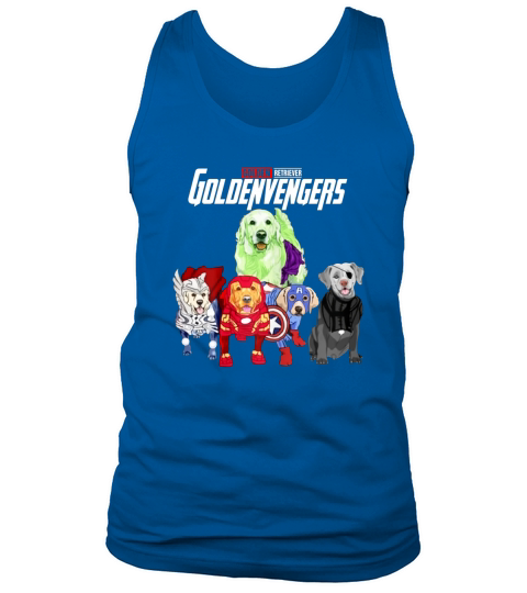 Goldenvengers Shirt - Golden Retriever dog Fathers Day Gift Tank Top Unisex