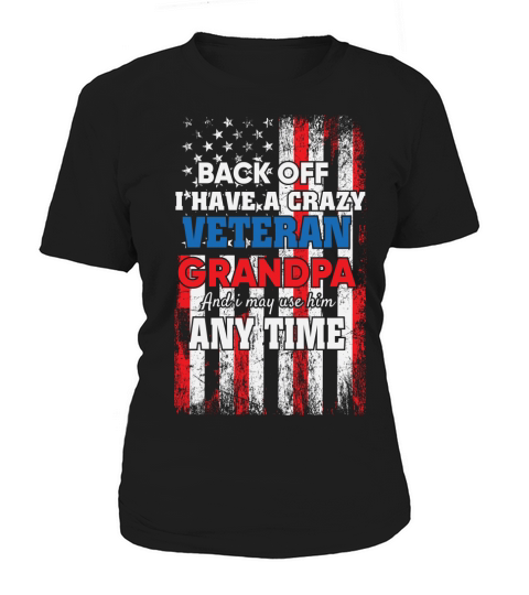 Veterans Grandpa American Flag Women's T-Shirt