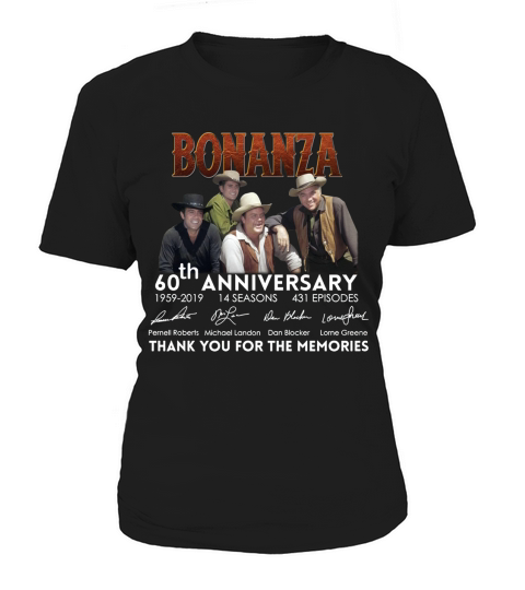 Bonanza 60th anniversary thank you for the memories shirt Women's T-Shirt