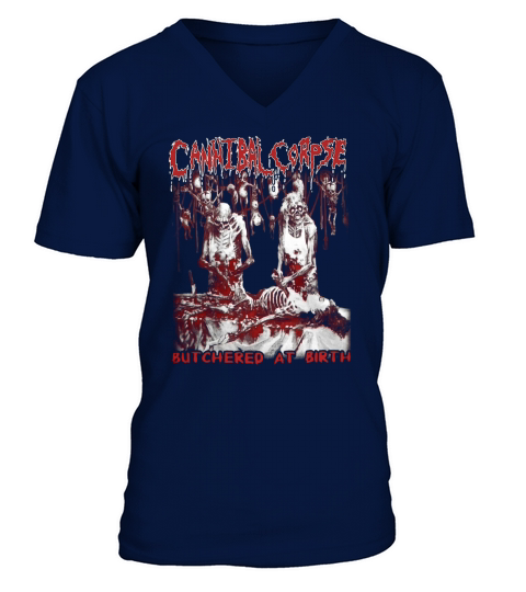 Cannibal corpse - Butchered at birth cool t - sh T-Shirt V-Neck T-shirt