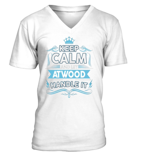 Keep calm ATWOOD, ATWOOD tshirt V-Neck T-shirt
