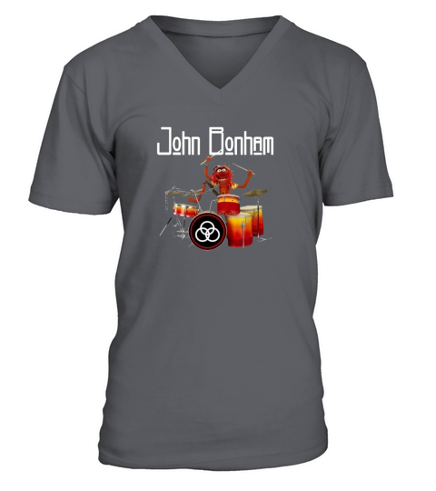 Muppet Drums John Bonham V-Neck T-shirt