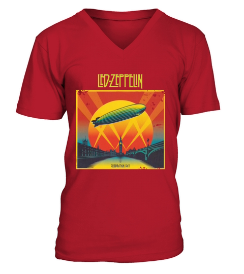 Led Zeppelin V-Neck T-shirt