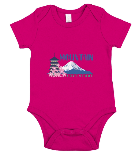 Mountain adventure Short Sleeve Baby One-Piece