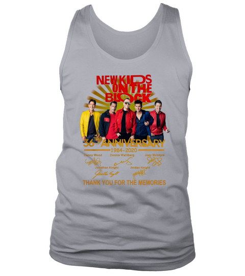 New Kids on the Block 36th anniversary 1984 2020 all signature shirt Tank Top Unisex