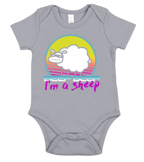 Beep Beep Im a Sheep Short Sleeve Baby One-Piece