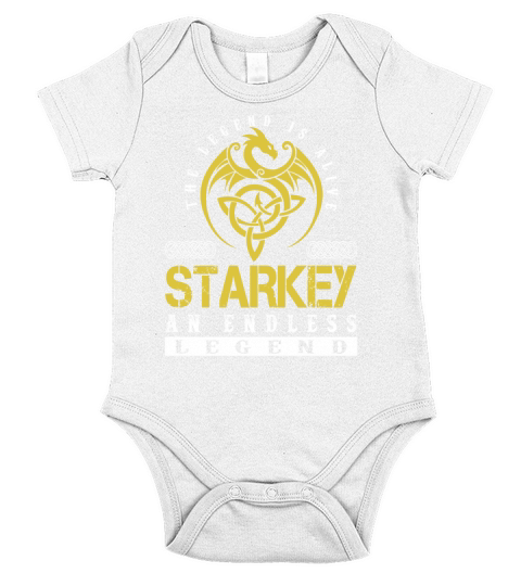 The Legend is Alive STARKEY An Endless Legend Name Shirts Short Sleeve Baby One-Piece