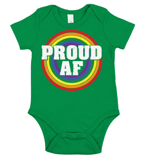 Proud af Short Sleeve Baby One-Piece