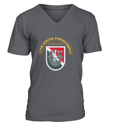 11th Special Forces Group (Airborne) Tshirt V-Neck T-shirt