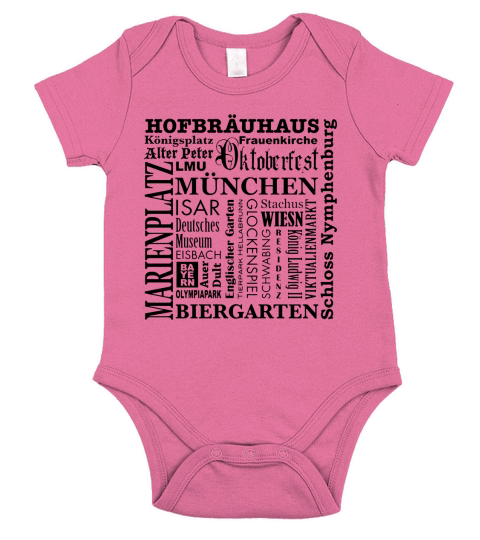 TOP SELLING - BAYERN BAVARIA MUENCHEN MUNICH GERMANY CITY DESIGN - MENS T-SHIRT Short Sleeve Baby One-Piece