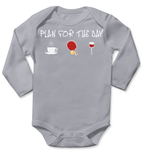 Plan for the day Ping Long Sleeve Baby One-Piece