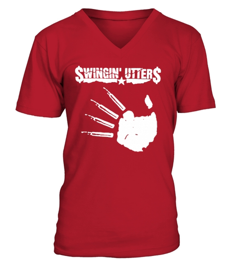 Swingin utters punk rock band T-Shirt V-Neck T-shirt