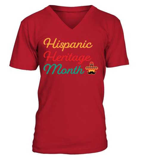 Hispanic Heritage Month V-Neck T-shirt