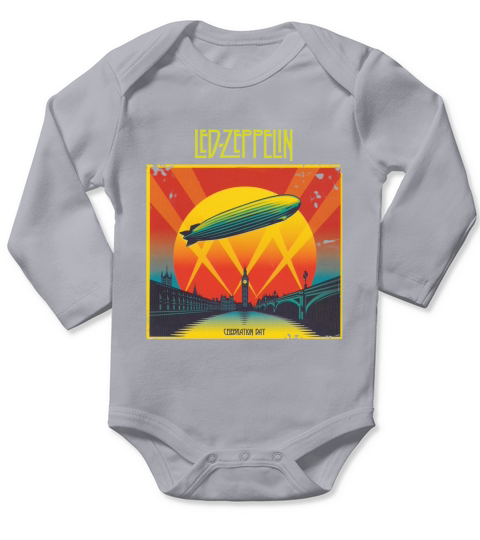 Led Zeppelin Long Sleeve Baby One-Piece
