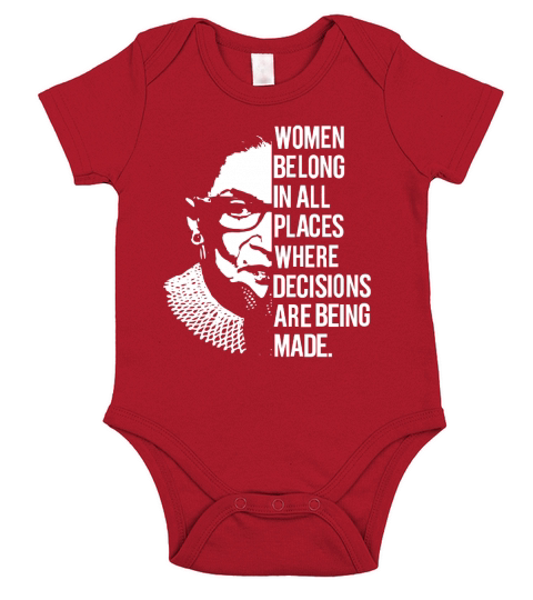 Notorious RBG, Ruth Bader Ginsburg Womens Right shirt Short Sleeve Baby One-Piece