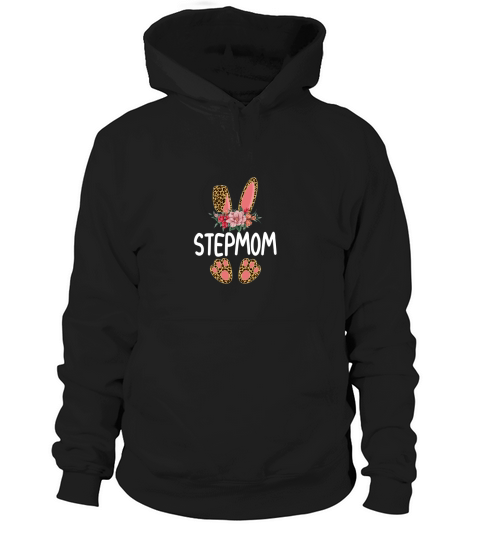 Flower Leopard Stepmom Bunny Women Girl Happy Easter Day Long Sleeve T Shirt Hoodie Unisex