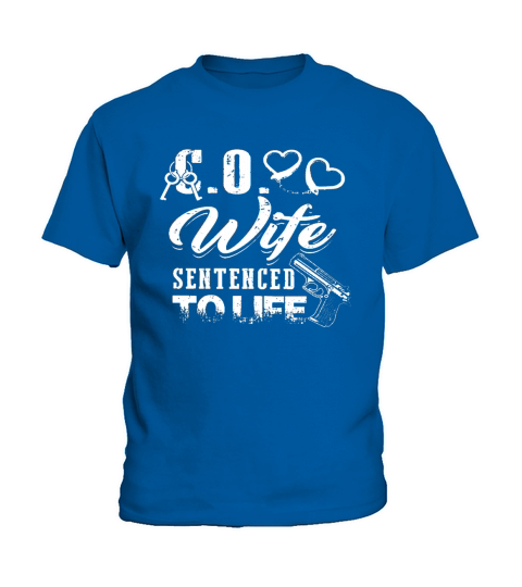 Correctional Officer Wife Kids T-Shirt