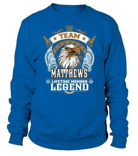 MATTHEWS TEAM LEGEND, MATTHEWS TSHIRT Sweatshirt Unisex