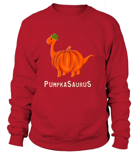 Pumpkasaurus Pumpkin Dinosaur Sweatshirt Unisex