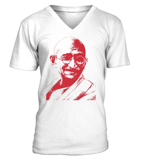Gandhi T-Shirt V-Neck T-shirt