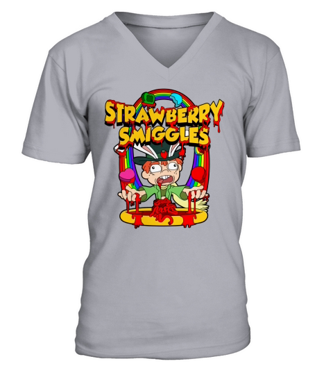 STRAWBERRY SMIGGLES T-Shirt V-Neck T-shirt