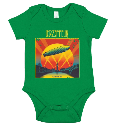 Led Zeppelin Short Sleeve Baby One-Piece