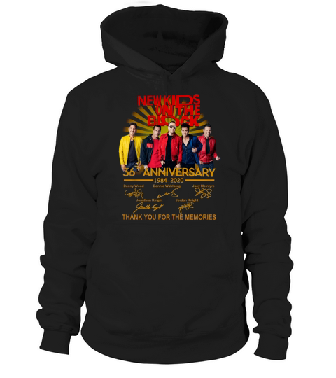 New Kids on the Block 36th anniversary 1984 2020 all signature shirt Hoodie Unisex