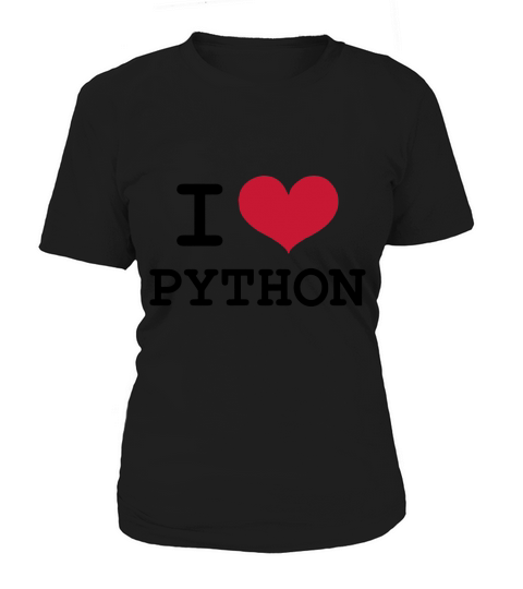 I Love Python [Developer / Geek] Women's T-Shirt