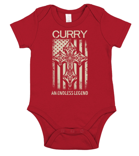 CURRY An Endless Legend Name Shirts Short Sleeve Baby One-Piece